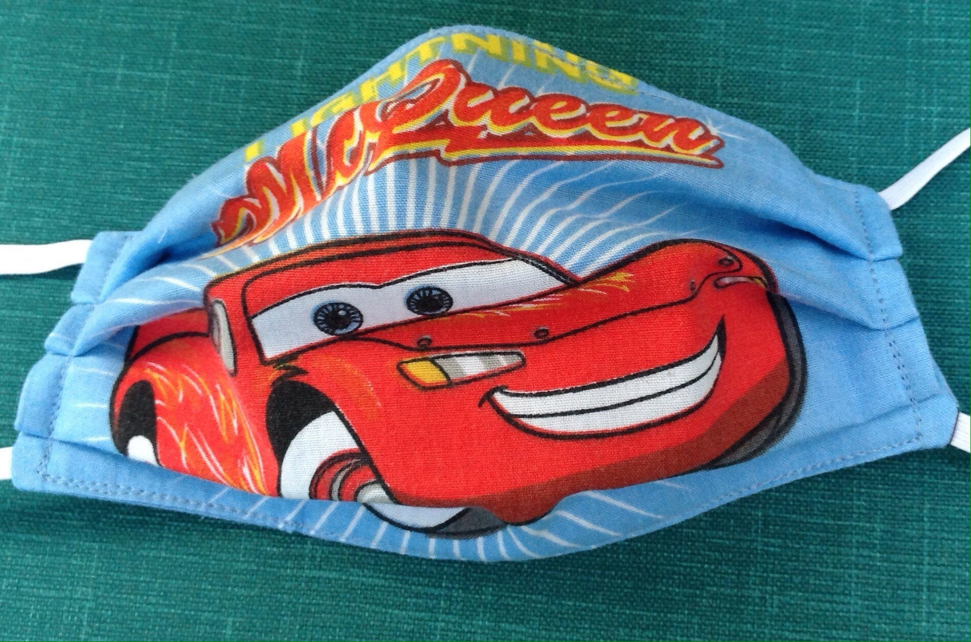 Cars movie face mask Lightning McQueen face mask Mater face Etsy