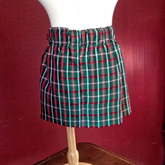 Size 18 Month Green and Red Plaid Boutique Christmas Skirt Girl Christmas Skirt Toddler Christmas Skirt Etsy
