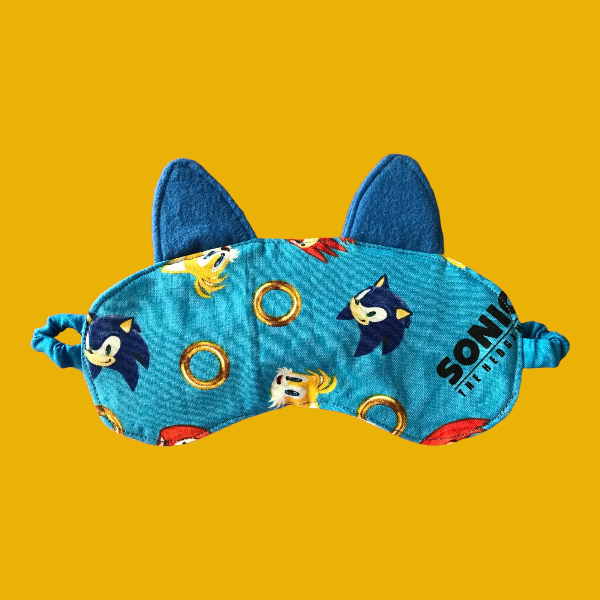 Sonic Sleep Mask Childrens Sleep Mask Childrens Eye Mask Etsy