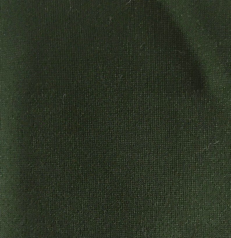 126 Dark Green Polyester Knit Fabric by the Yard 64 Inches Etsy