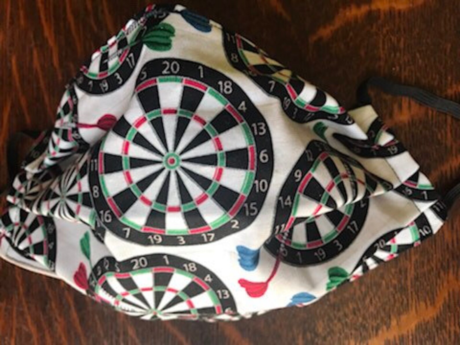 Darts face mask dart board dart face mask bar game face Etsy