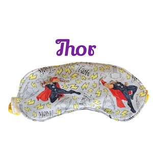 Máscara para dormir de Thor, regalo para niños de Marvel Avengers, accesorio para niños