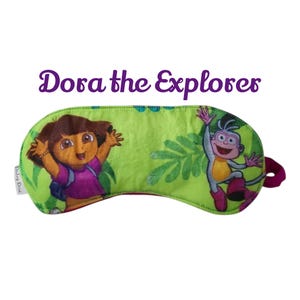 Kids Cotton Flannel Sleep Mask: Explorer Design