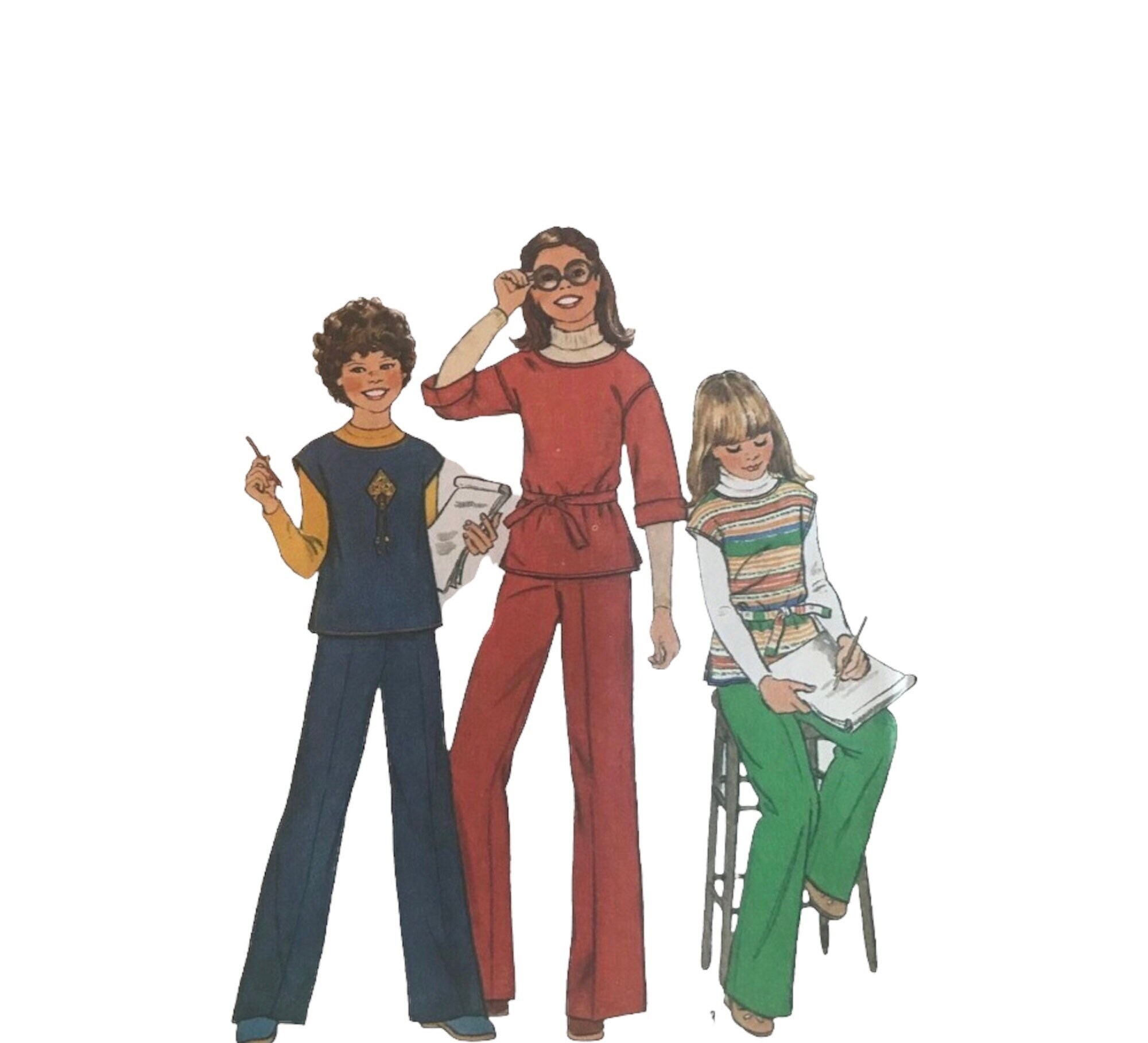 Simplicity 8122 Vintage Children's Sewing Pattern From