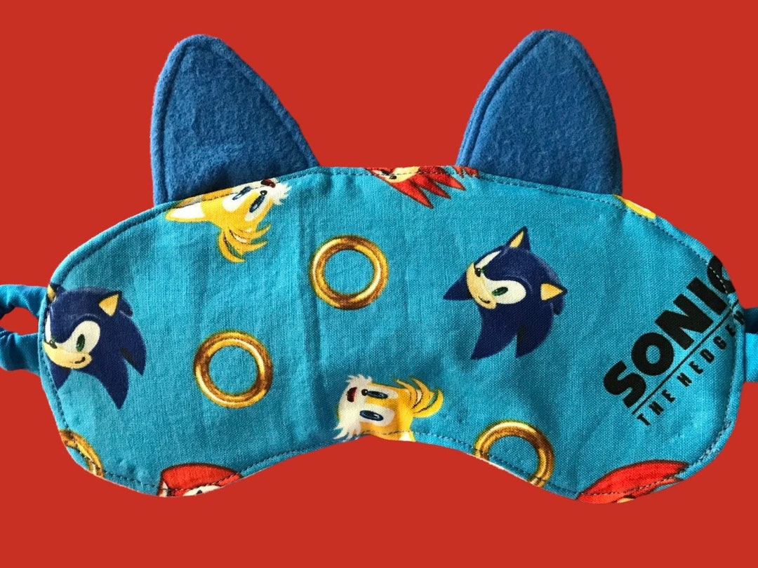 Sonic Sleep Mask, Childrens Sleep Mask, Childrens Eye Mask, Kids Sleep