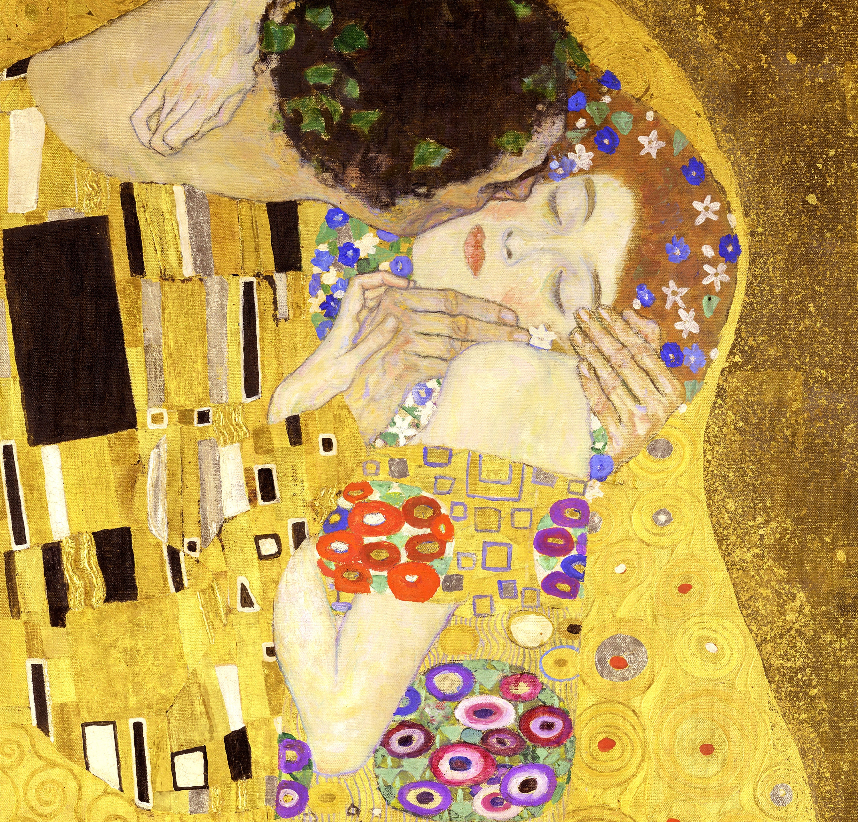 Gustav Klimt the Kiss Print, the Kiss Klimt Wall Art, 18x24 Art Print ...