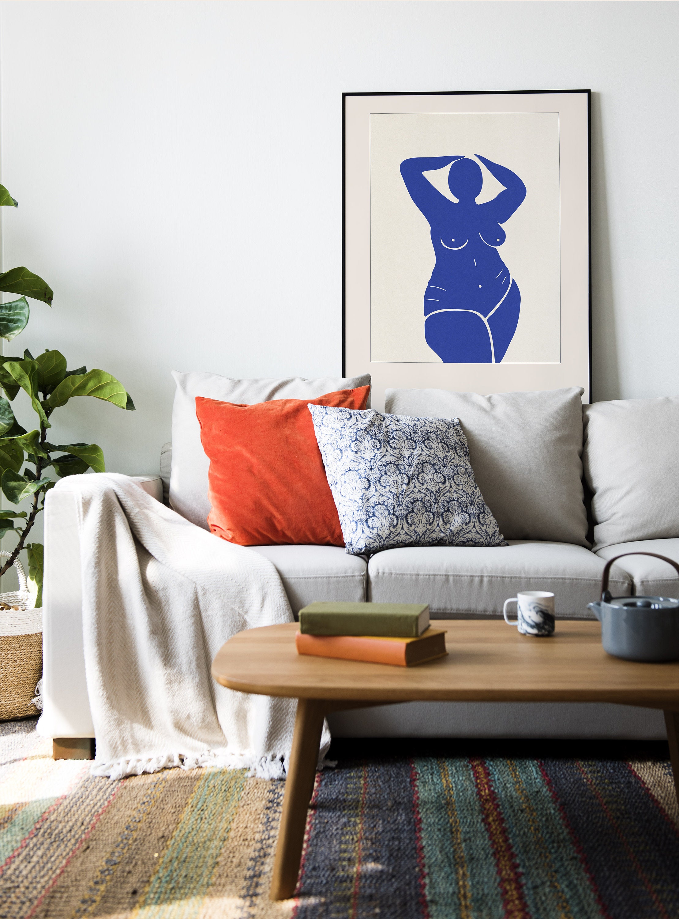 Fat Lady Positive Wall Art Curvy Woman Poster Fat Girl Art Etsy