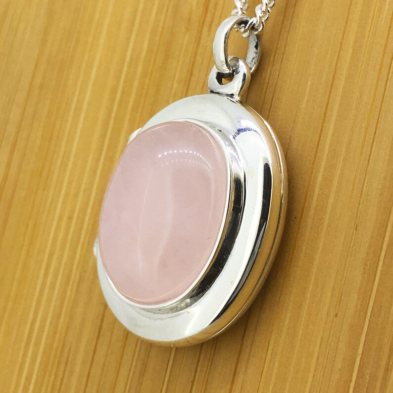 Rose Quartz Sterling Silver Locket Photo Gemstone Jewellery Uk Er Precious Memories Keepsake Handmade Jewelry Lockets Valresa Com - Precious Memories Pendants