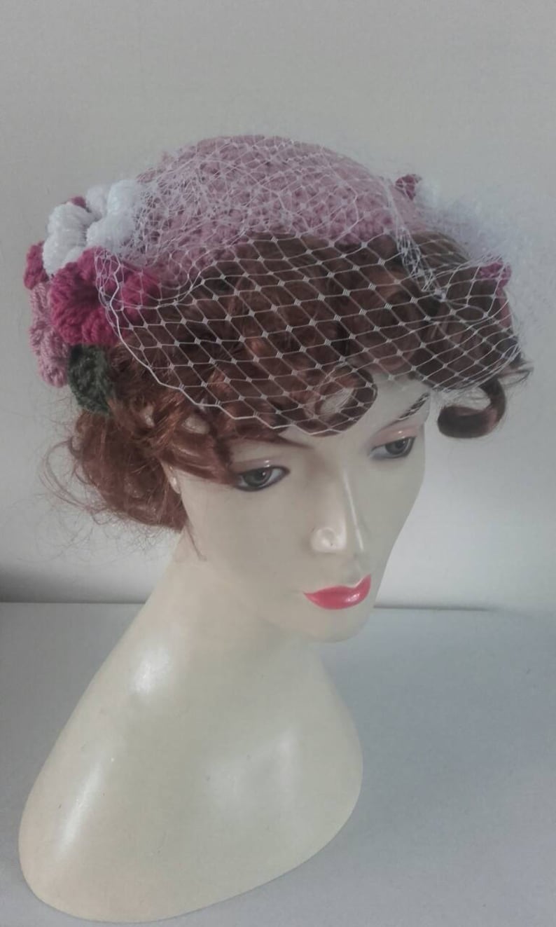 Vintage Half Hat Fascinator Head Piece1940s Hat 1950s Etsy