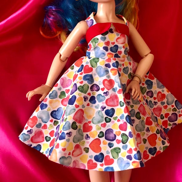 Rainbow high doll dress 24” Amaya dress~doll clothes- outfit~large rainbow high doll dress