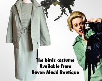 Tippi Hedren green dress & jacket from ‘The Birds’ 60’s ladies dress