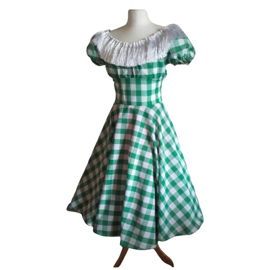 strapless open back dress Blue Vintage Cowgirl LS Pearl Snap Dress (2T-5T) – Shea Baby main image 0