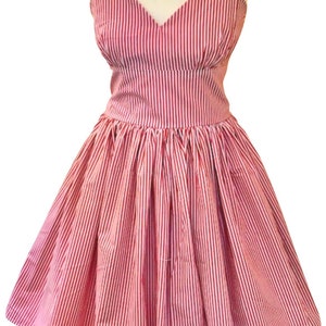 1950s sundress, skater dress, Rockabilly dress, candy stripe dress,swing dress, vintage style dress, sizes 6-26!