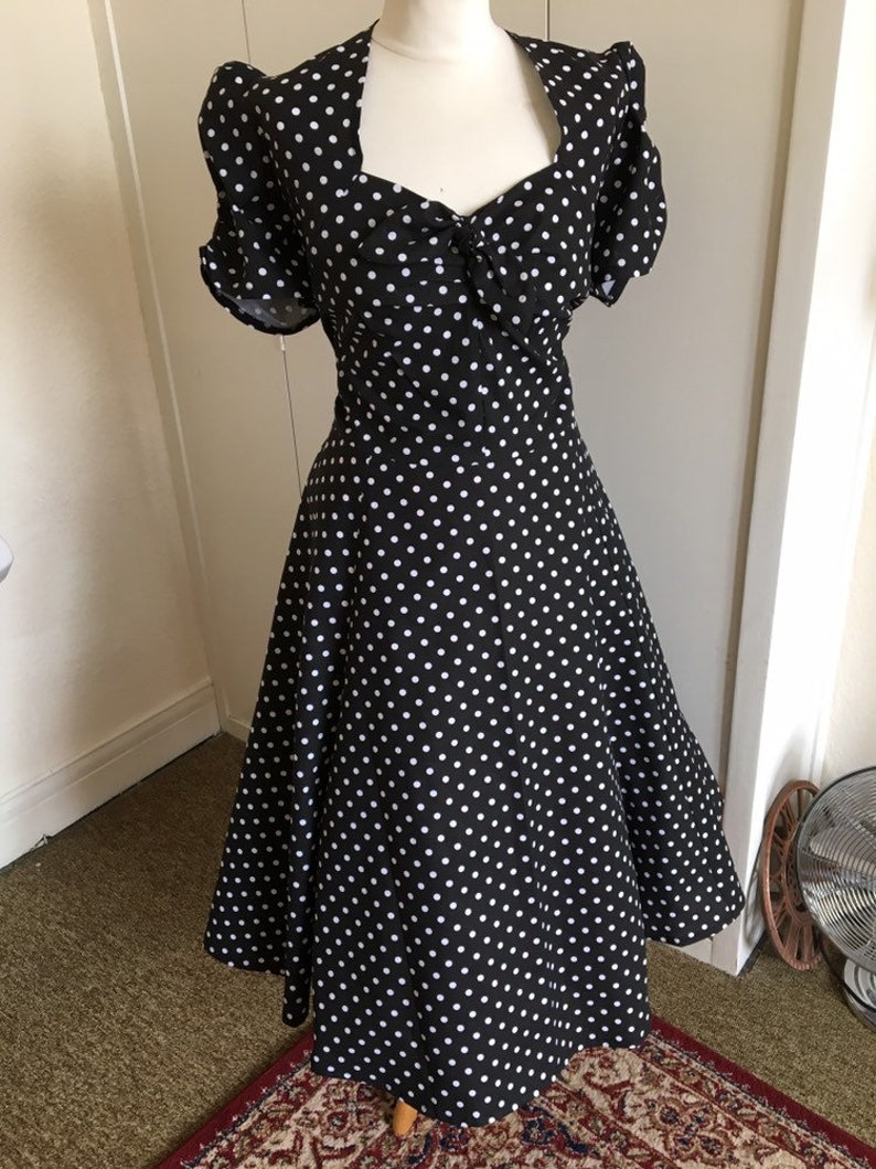 1940s dress sizes 626 tea dress dance swing wartimeww2 Etsy