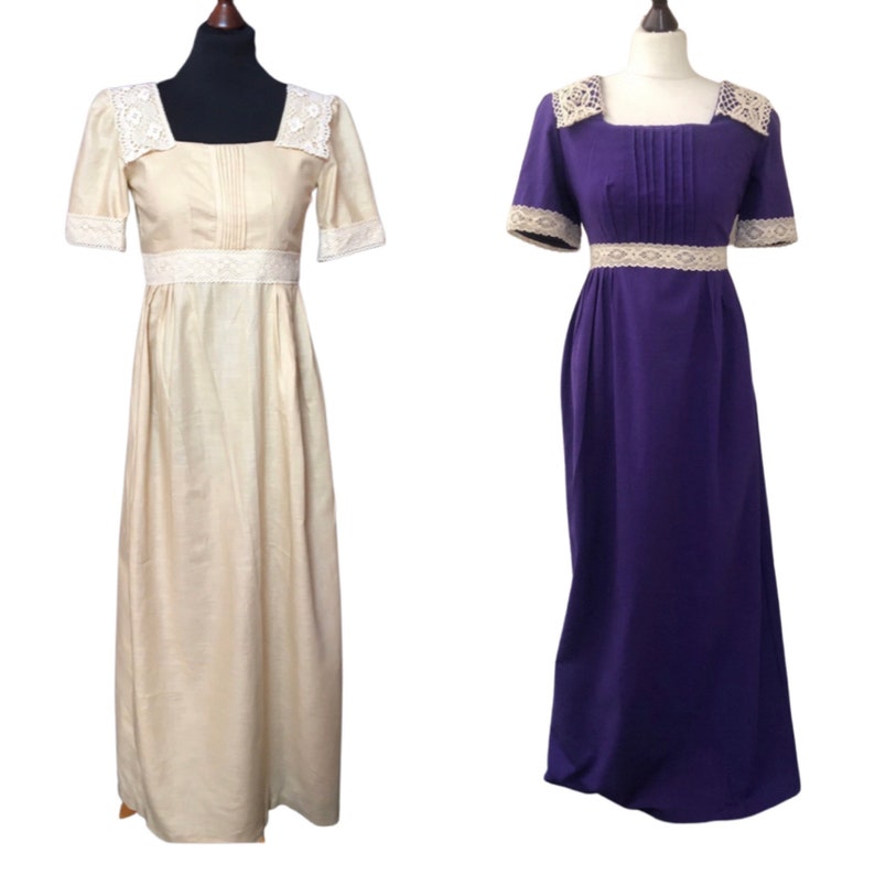 70s Peasant Dresses & Prairie Dresses     Edwardian dressSuffragetteDownton Abbey dress Victorian dress Steampunk dress  AT vintagedancer.com