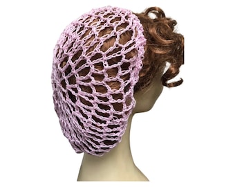 Cotton snood,snood, crochet snood,1940s snood,hair snood,hair net,all colours available