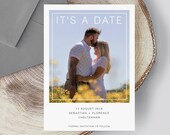 Photo Wedding Invite // Photo Upload Invite // Save the Date // Wedding Save the Date // wedding stationery