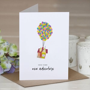 New Home // Nova Aventura // Home // New Home Card // Up // Disney //