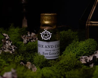 Fast Luck Oil | Southern Folk Magic Oil for Abundance, Prosperity, Success & Positive Outcomes