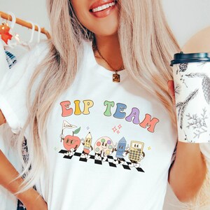 EIP Team Shirt Retro Teacher Shirt Early Intervention Program TShirt Support Learning Staff Special Education school SPED IEP Shirt