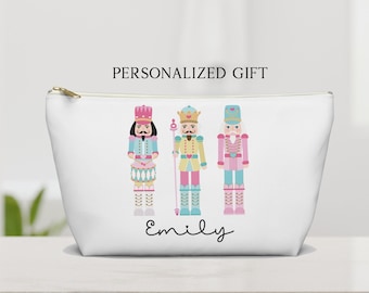 Cadeau personnalisé casse-noisette trousse à maquillage ballet cadeau pour casse-noisette idée cadeau accessoire pochette à fermeture éclair cadeau amateur de danse cadeaux pour professeur de danse