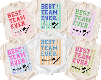 Color Guard Shirt Matching Team Shirts Marching Band Competition Color Guard Mom Tshirt Best Team Ever Winter Guard Gift Colorguard Comp