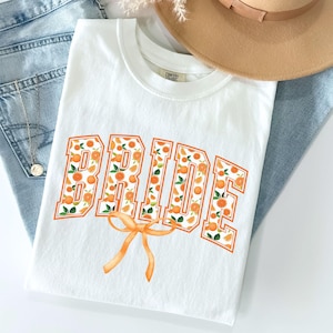 Main Squeeze Bride Shirt Comfort Colors Shirt Spritz Bridal Tshirt Citrus Orange Aperol Spritz Italian Theme Bridal Shower Gift