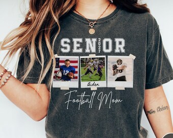 Senior Football Mom Shirt Senior Photo Gift for Football Dad Competition Season Senior Football Comp 3 photos Matching Family