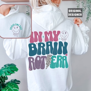 Skibidi Hoodie Brain Rot Era Gen Z Funny Hoodie Gift for Teens Gen Alpha Brainrot Shirt Rizz Meme Sigma Slang Teen Girl Gift Skibidi Shirt