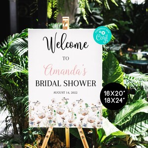 Editable Wildflower Welcome Sign Fully Custom Wildflowers - Etsy