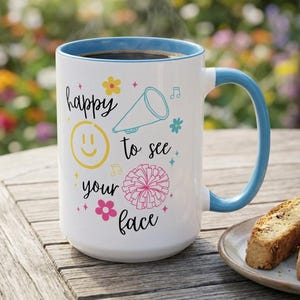 Fröhliche Cheerleader-Kaffeetasse – Geschenkidee für Turnlehrer, Cheerleader-Kaffeetasse