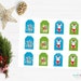 Llama Christmas Gift Tags Instant Download Printable Fa La La Christmas ...