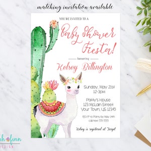 Llama Baby Shower Game, Emoji Baby Shower Game, Printable, Cactus Girl Baby Shower, Instant Download, Fiesta Baby Shower, Alpaca, llama image 3