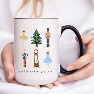 Nutcracker Coffee Mug Kids Hot Cocoa Mug Hot Chocolate Mug Nutcracker Gift Christmas Coffee Mug Custom Holiday Mug for Dance Teacher Gift