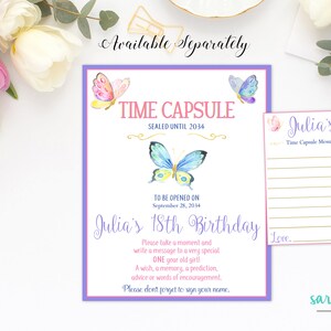 Butterfly Birthday Printable Party Pack Butterflies Girl Spring ...