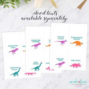 Adopt a Dinosaur Printable Sign and Certificate Girl Modern Dino ...