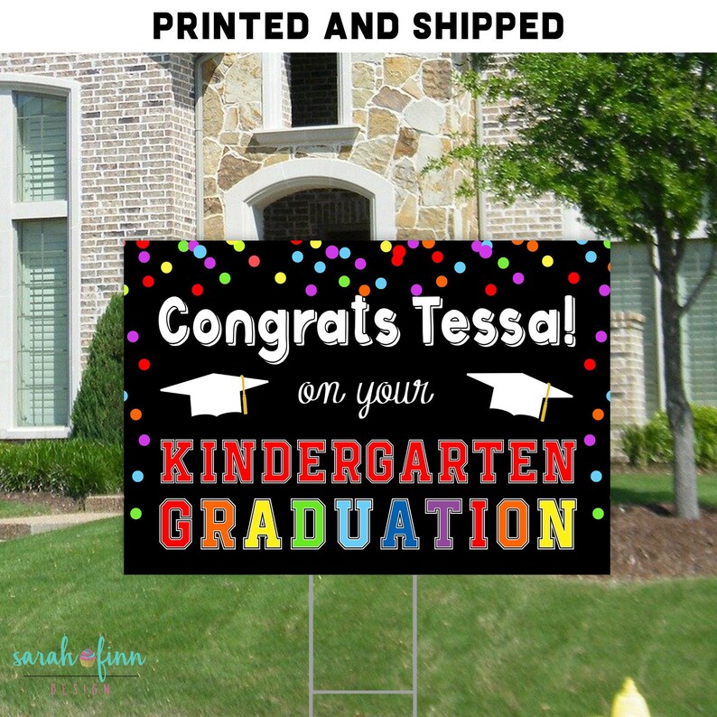 kindergarten graduation yard signs kindergarten graduation yard signs