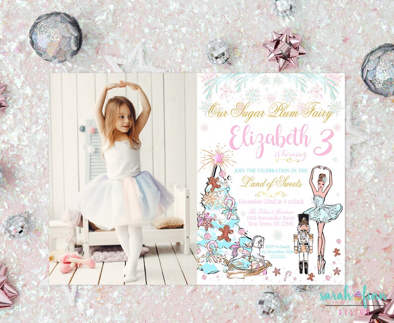 Nutcracker Invitation Nutcracker Party Birthday Printable - Etsy