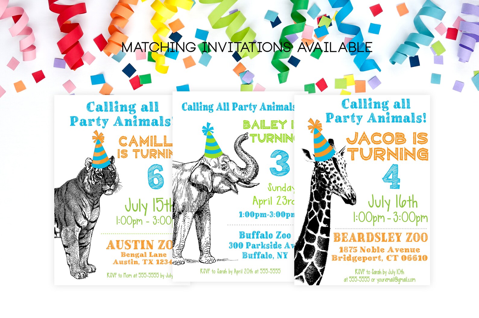 Zoo Birthday Party Signs Wild Animal Party Printable Sign Etsy Singapore