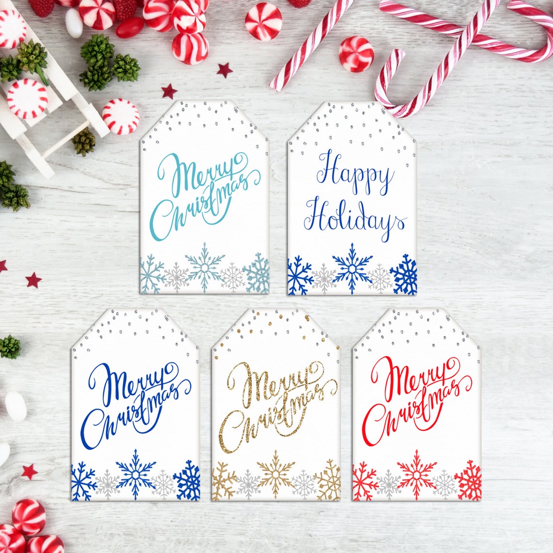 Christmas Gift Tags Etsy 