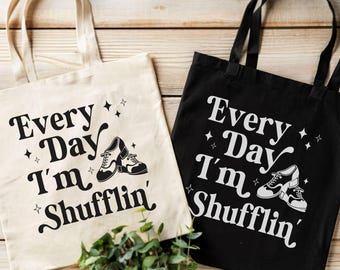 Tap Gift Reusable Canvas Tote Bag Tap Dancer Gift Tap Lover Tap Dance Teacher Gift Tap Dancing Competition Shuffling