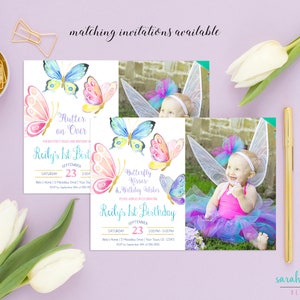 Butterfly Birthday Printable Party Pack Butterflies Girl Spring ...