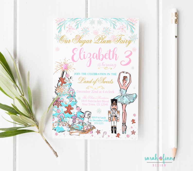 Nutcracker Invitation Nutcracker Party Birthday Printable - Etsy