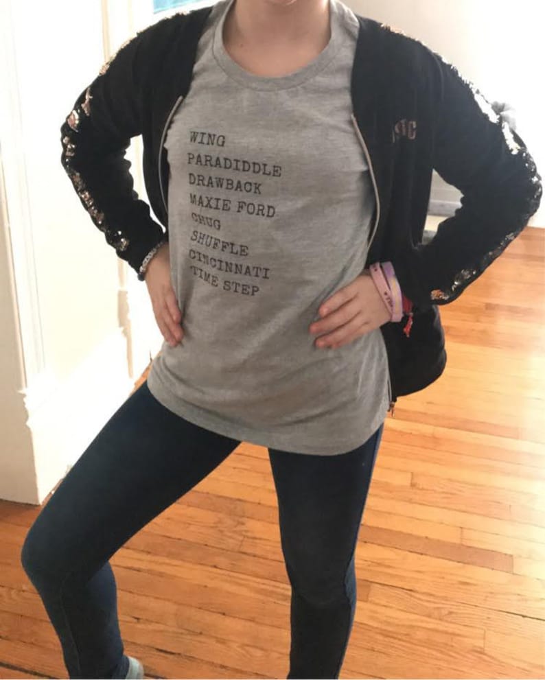 Tap Dance Shirt Tap Terms Shirt for Tap Dancer Gift Dancer Shirt Gift for Tapper Dance shirt Tap Teacher Gift Tap Instructor T-Shirt Athletic Heather