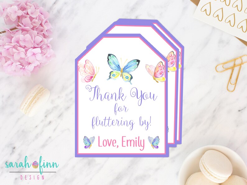 Butterfly Birthday Printable Party Pack Butterflies Girl | Etsy