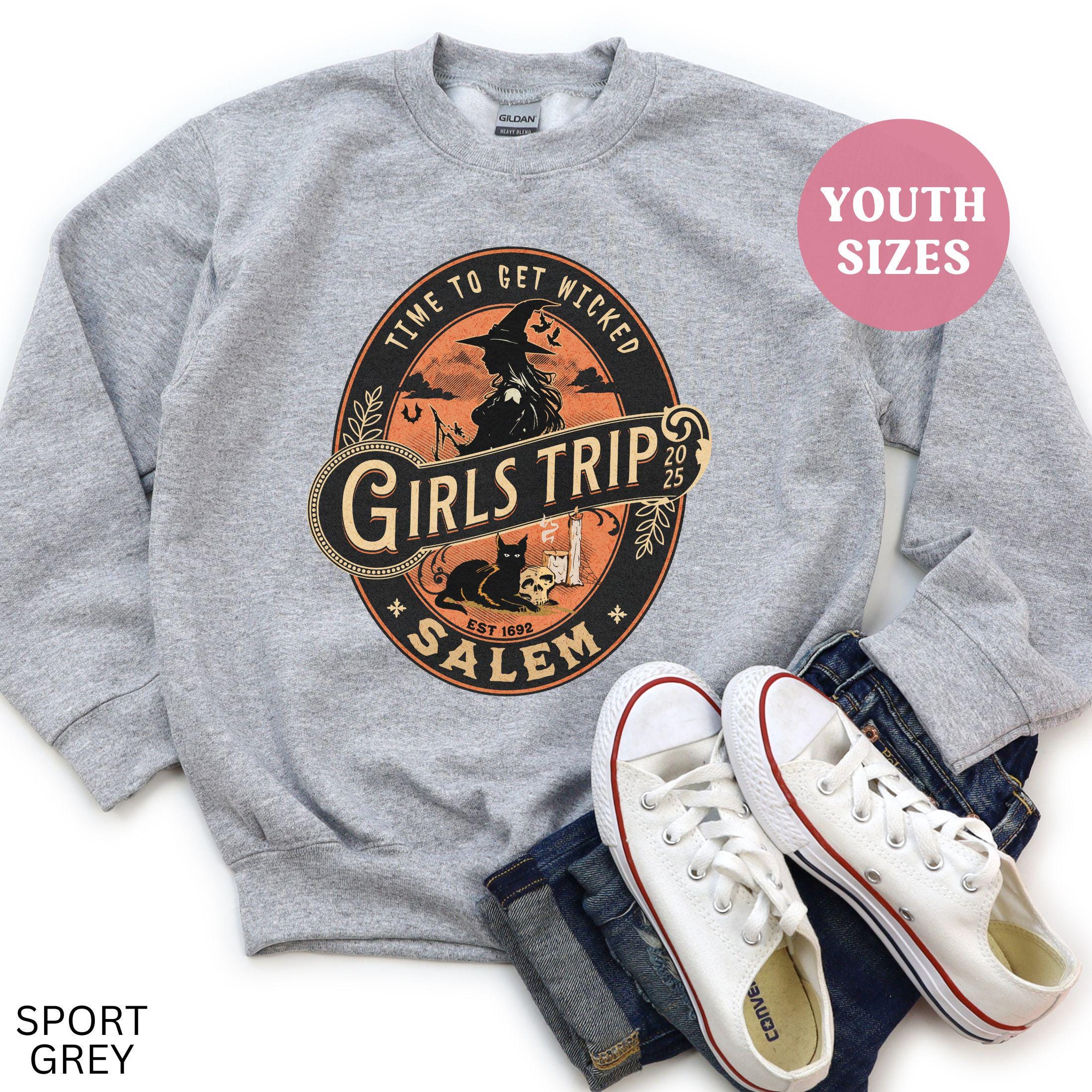 Salem Girls Trip Sweatshirt Youth Size Girls Trip Sweater for Kids