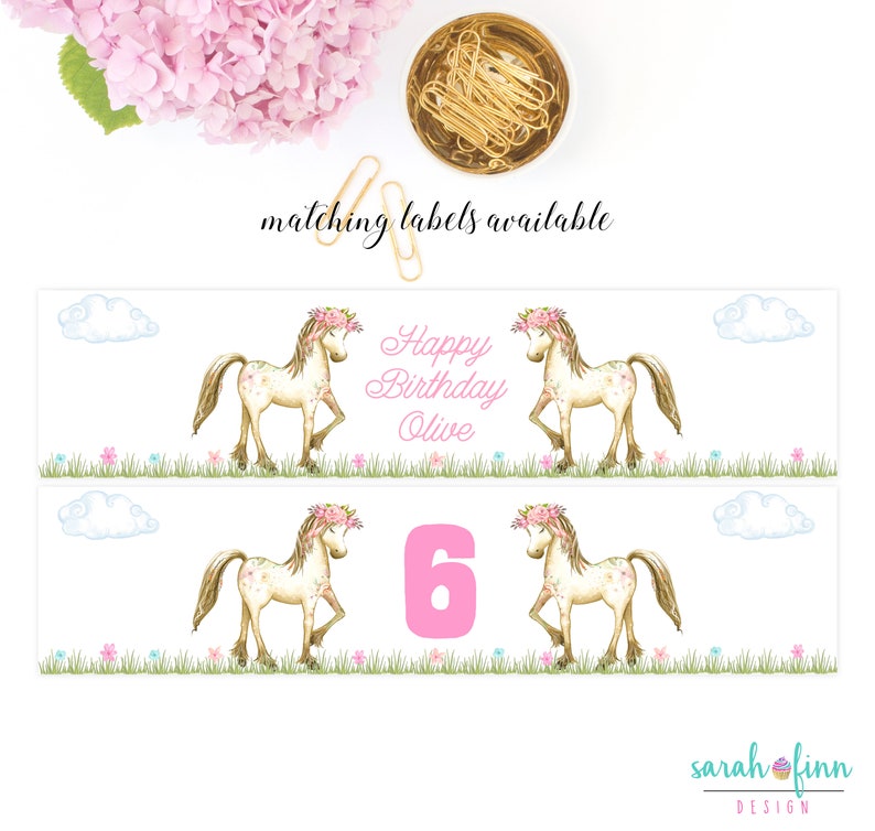 Horse Thank You Card Pony Birthday Printable Thank You Card Farm Cowgirl Digital Thank You Card Horse Party Pony Birthday image 6