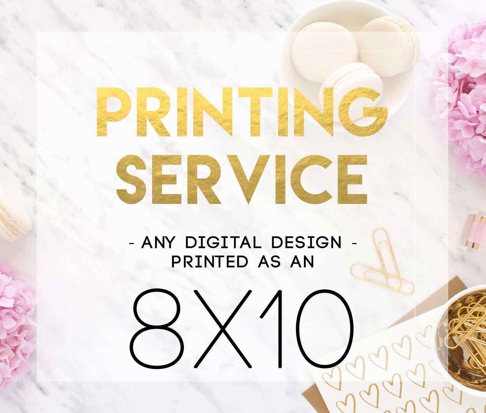8x10 Printing Service Print and Mail My Design - Etsy