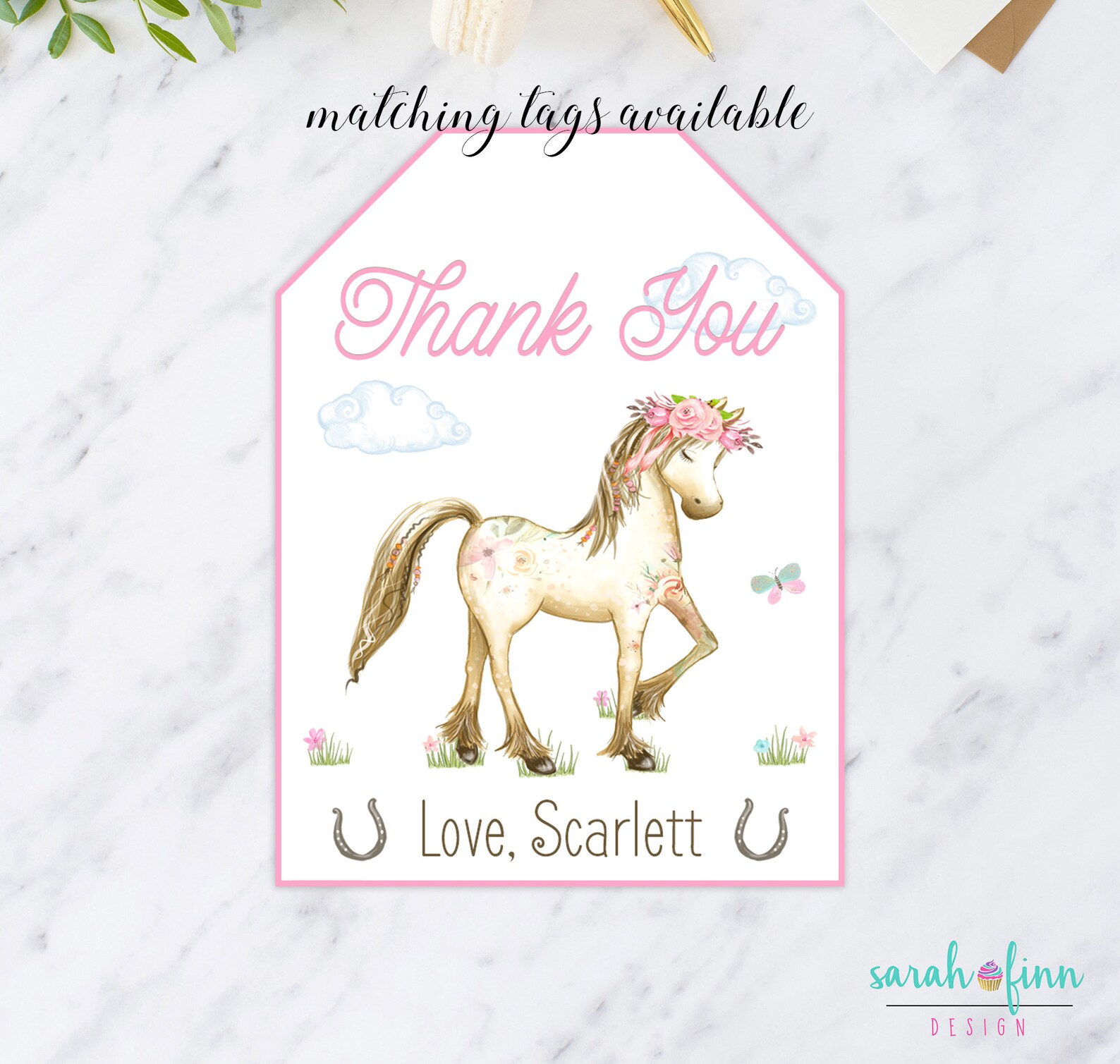 Adopt a Pony Printable Sign and Certificate Girl Horse | Etsy