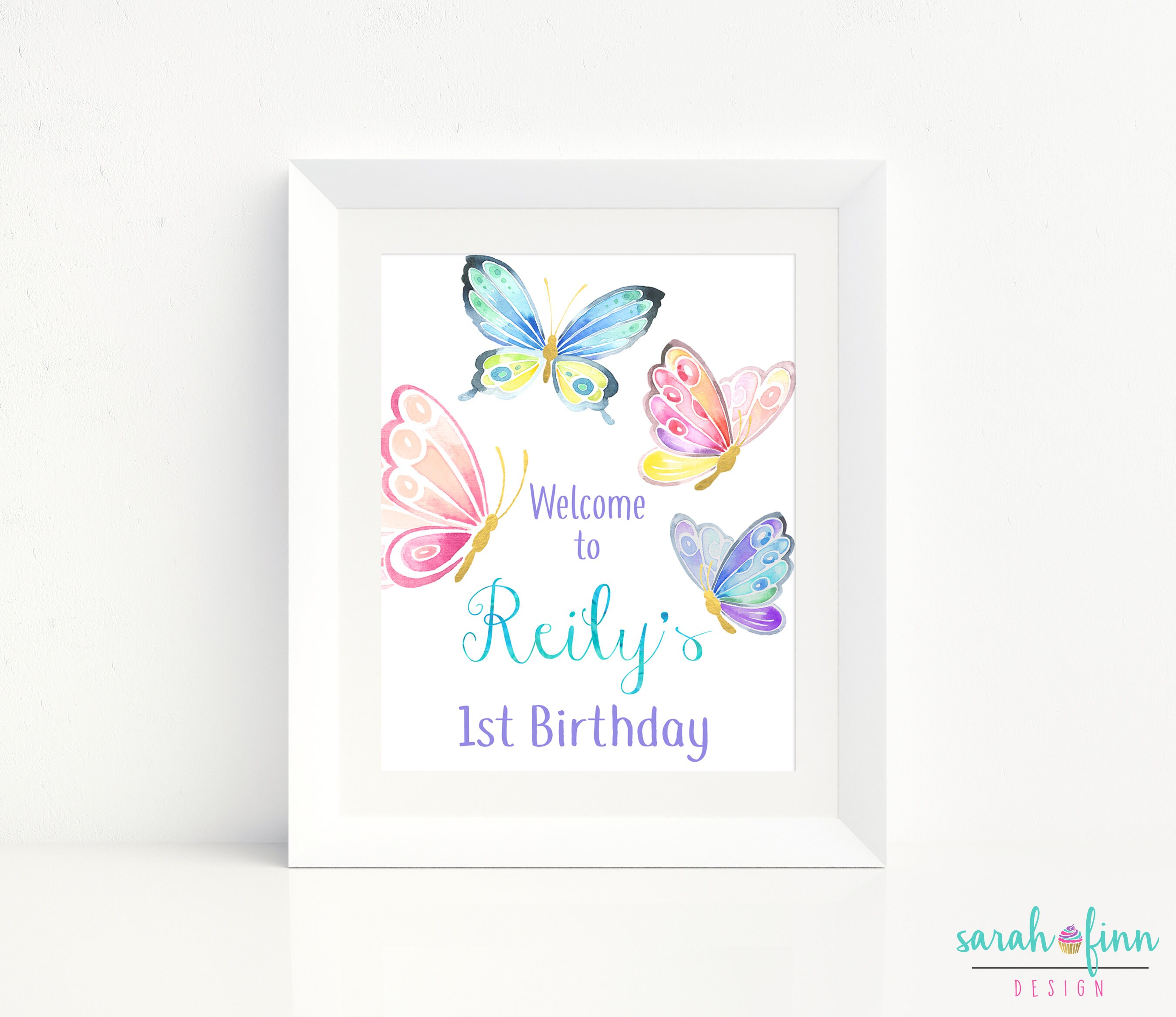 'WELCOME' Plaque Butterfly 'WELCOME' Plaque Butterfly